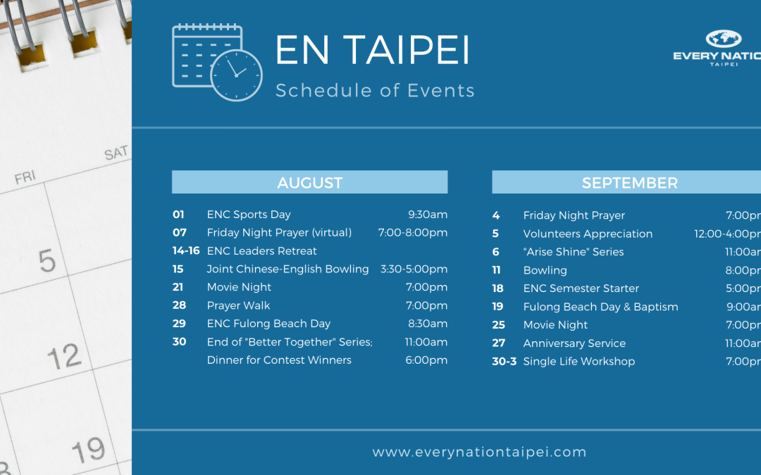 EN TAIPEI Event Every Nation Church Taipei