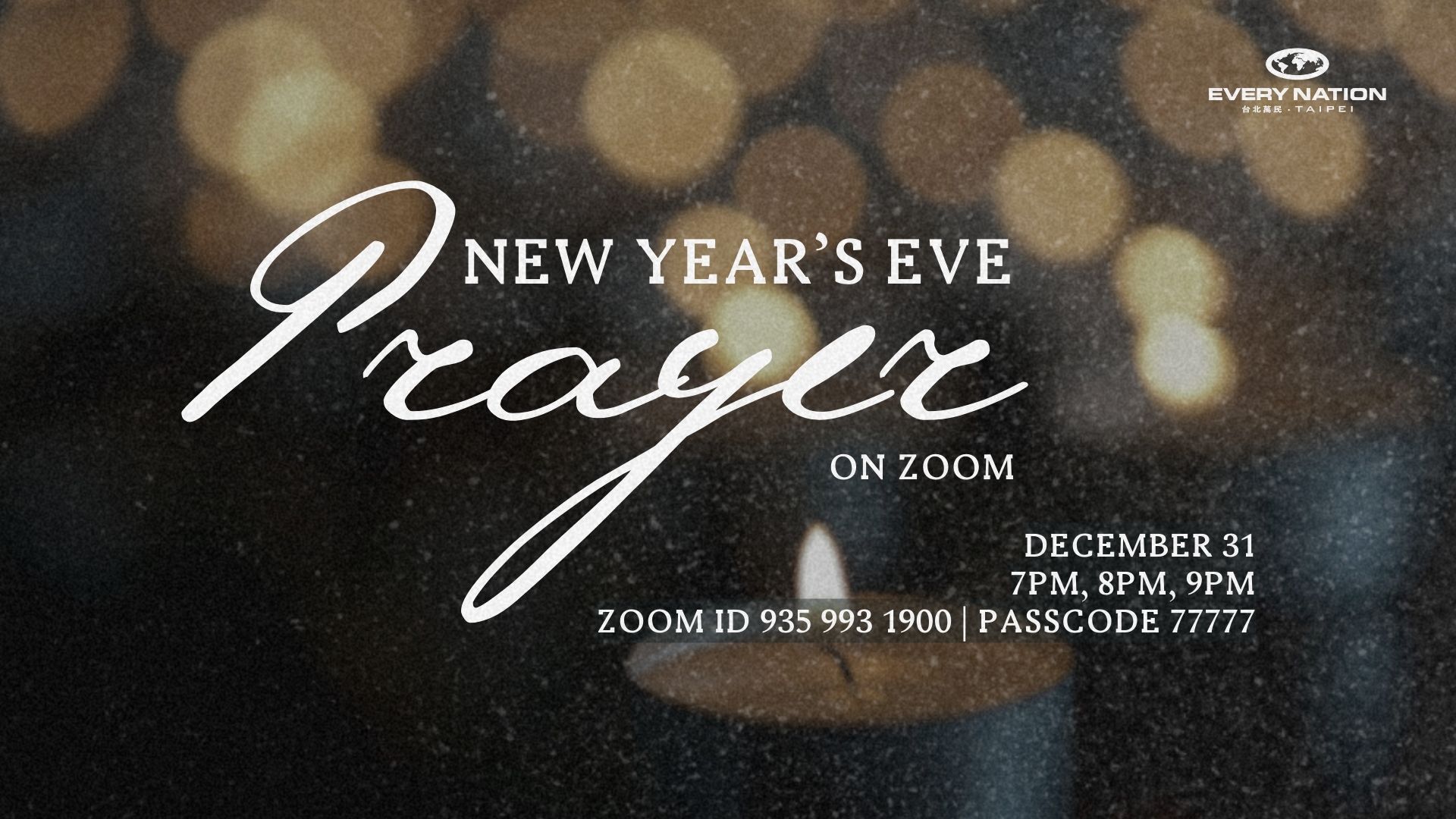 New Years Eve Prayer